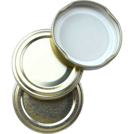 Vina Twist-Off-Deckel für Sturzgläser goldfarben Ø 53 mm