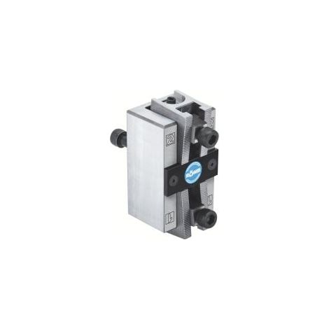 Röhm mandrino a due griffe GF 80, per avanzamento barre, per gambo cilindrico DIN 69880 - 141077. (1/3)