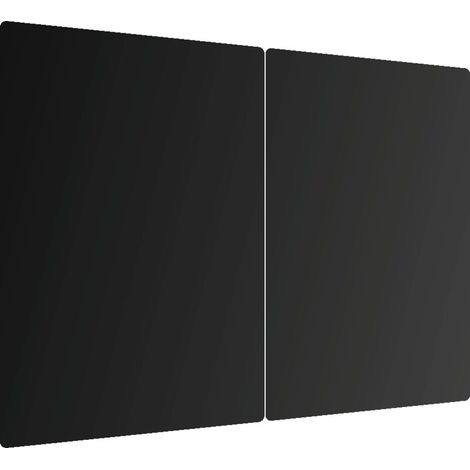 Allboards – Plaque de protection en verre trempé 60x40cm – Incassable et résistant aux rayures – Planche à découper et plateau de service