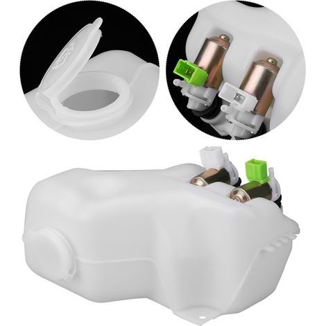 Scheibenwaschflüssigkeitsbehälter mit Reservoir und 2 Pumpen - Komplettset für Nissan Patrol GQ Maverick 88-97