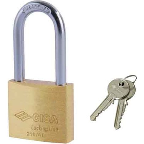 LUCCHETTO AD ARCO LUNGO 'LOCKING LINE' CISA 30 mm