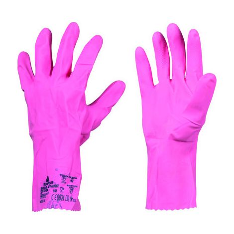 GANT DELTA PLUS LATEX MENAGE ROSE ZEPHIR 210 -VE210RO0 T8,5 (1/3)