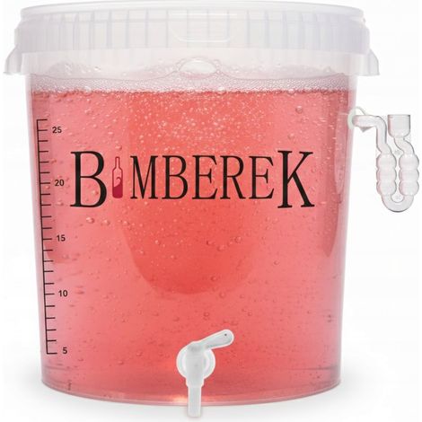 Contenitore di fermentazione da 33 litri con rubinetto e tubo laterale - impilabile Gąsior (1/5)