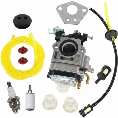 Carburateur pour 43Cc 52Cc 40-5 Bc430 CG430 CG520 1E40F-5,Moteur de Débroussailleuse TL43 TL52 Bougie d'allumage Filtre à Essence