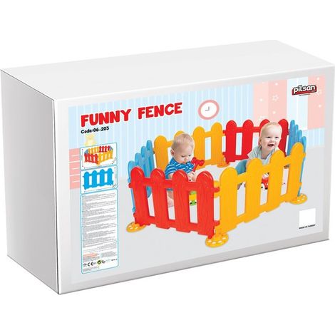 Mandelli Box Colorato Funny - Parque Plegable Para Niños 6 Paneles
