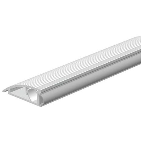 Rail de butée de porte AKW à visser alu argent.Br63 x H20 x L3600 (1/4)