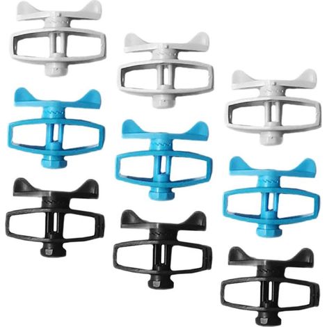 9 pièces, portable, tendeur de fil clôturé, tige de terre de fixation, adaptée aux générateurs solaires, installation rapide, adaptée à une utilisation en plein air (1/5)