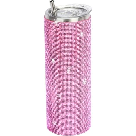 1 Gobelet isotherme,Acier inoxydable 304,Paille intégrée,590 ml,Voyage en voiture (1/5)