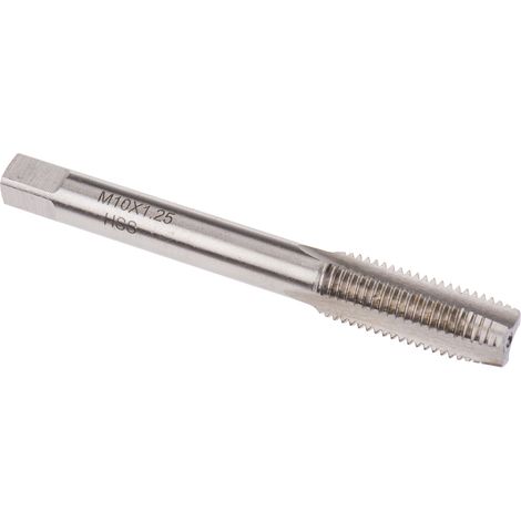 Taraud M10, pas de 1.25mm, Fin métrique, HSS ( Prix pour 1 ) (1/2)