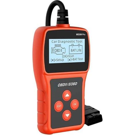 MS309PRO OBD2 Scanner Universel Lecteur de Code d'erreur de Moteur, Outil de Diagnostic Can pour Tous Les protocoles OBD II (1/5)