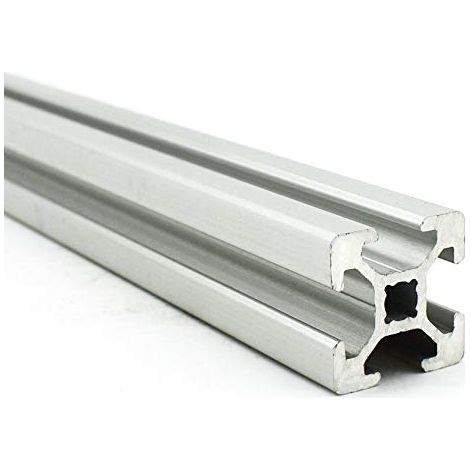 Aluminium mounting profile, 6 groove, 20 x 20 mm, 700 mm cut-out (1/5)