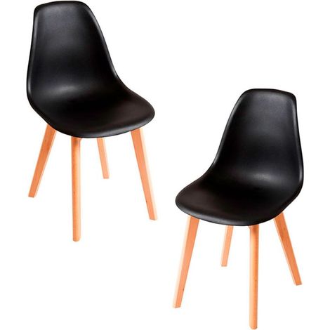 Packs Sillas Comedor - Pack 2 Sillas Kelen - Negro (1/5)