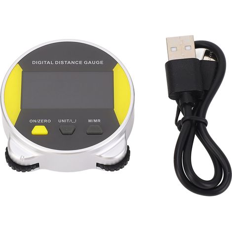 [Medidor digital] [Medidor de distancia] [Pantalla electrónica LCD rodante] - Medición lineal portátil recargable para precisión profesional (1/5)