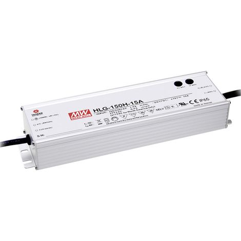 MEAN WELL HLG-150H-30A LED-Treiber, LED-Trafo Konstantspannung, Konstantstrom 150 W 5 A 30 V/DC PFC