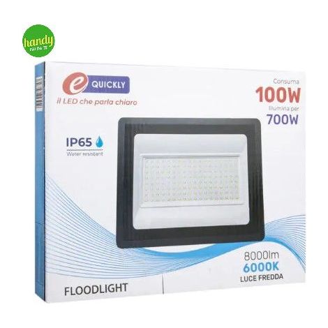 PROIETTORE LED 100W 6000K 8000LM IP65 (1/4)