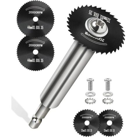 Coupe-tube intérieur pour PVC avec 5 lames de scie de rechange, tige hexagonale de 1/4 po, Impact Connect