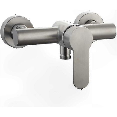 Mitigeur de douche mural en acier inoxydable avec commande d'eau chaude et froide (1/5)