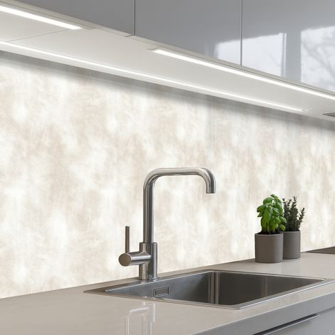 Kitchen Splashback Subtle - Texture - Beige 350x60 cm