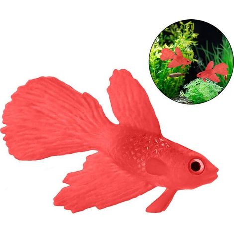 Silicone Artificielle Des Poissons De Haute Simulation Réaliste De Natation Aquarium Aquarium Ornement Décoration (1/4)