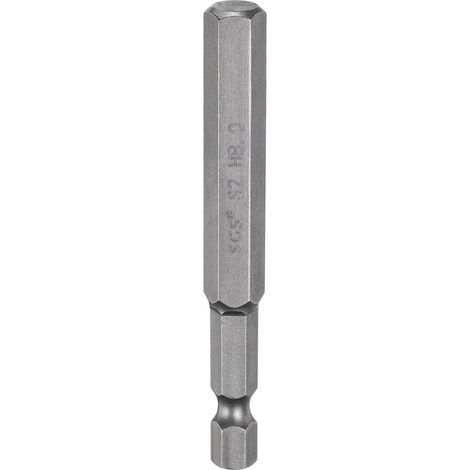 Embout de Tournevis Hexagonal 8mm Métrique Pointe Plate 1/4" Tige Hexagonale 75mm (3") Longue Magnétique Embouts de Tournevis à Douille Hexagonale (1/5)