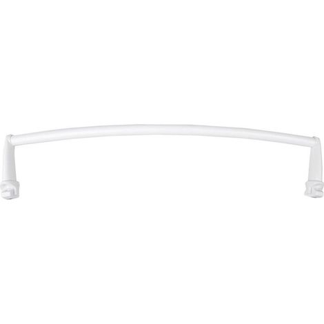 Aqualine - Porte-serviettes pour éléments chauffants, longueur 430 mm, blanc IDO-50 (1/4)