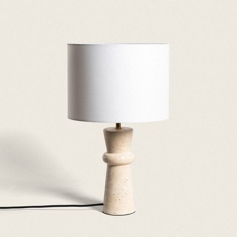 Lampe à poser Travertino Bittor Beige (1/5)