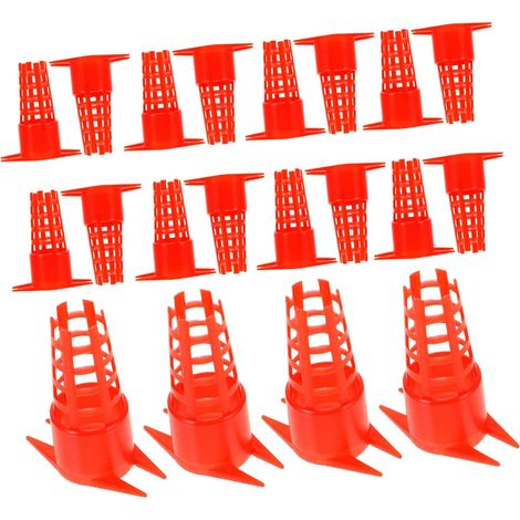 Cage D’élevage de Reines D’abeilles en Plastique 20 Pièces Rouge Conception Pratique et Légère, Usage en Ferme et Apiculture, Lot de 20 pour Éleveurs Débutants (1/5)