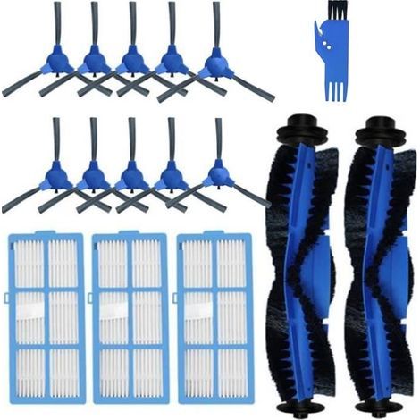 Zubehörset für Proscenic 850T, Ultenic D5s Pro, Ultenic D5s Pro+ - AQSACOKIYA - Blau - Gummi, Stoff (1/4)