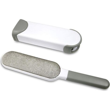 Brosse épilatoire électrostatique double face pour animaux de compagnie, idéale pour éliminer les poils d'animaux et les poils de chiens et de chats. (1/5)