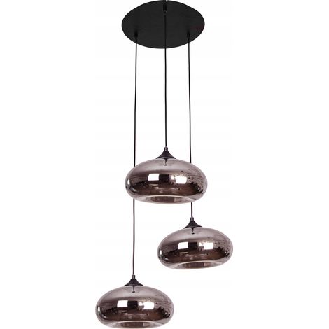 Hängende Deckenleuchte für Wohnzimmer, Esszimmer, Glasschirme