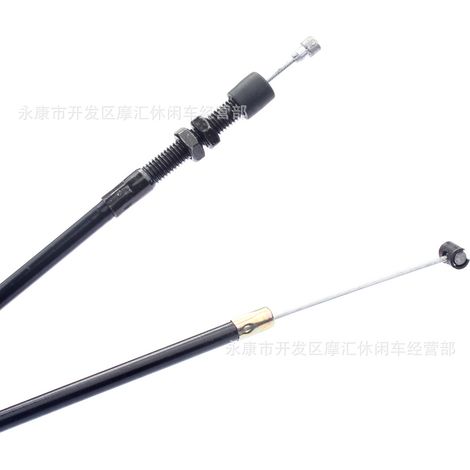 Motorcycle clutch cable compatible with Yamaha YZF-R6, YZFR6, and YZF R6 (1999-2005). (1/4)