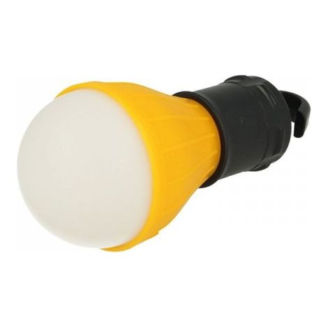 2 lampade LED portatili con gancio e interruttore, 3 modalità, a pile AAA