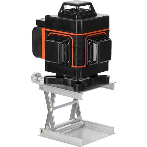 Kit de nivel láser verde exterior, nivel de construcción 3D multifunción 16 líneas, autonivelante à 3°, modo impulsión exterior, 1 pila, télécommande (1/5)