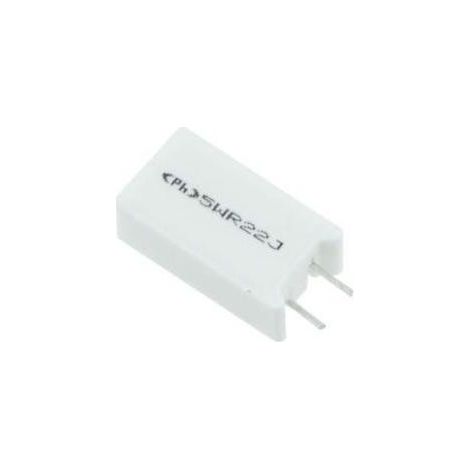 Resistencia Bobinada Vertical 0R22 5W 5% Medidas 10x9x22