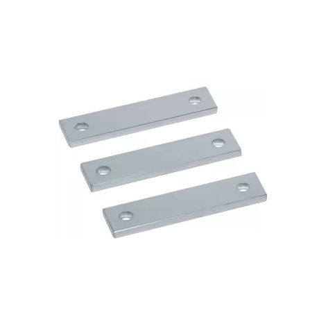 hager Cu-Schienen, univers, Wandlerlasche 40x10x170mm, verzinnt. 3 Stück im Set (1/2)