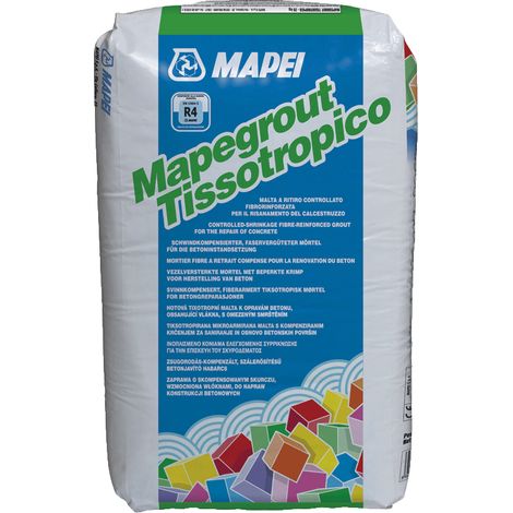 Rasante per Calcestruzzo e Ripristino di Cornicione MAPEI Mapegrout Tissotropico – 25 kg