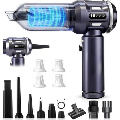Akku Handstaubsauger 25000Pa mit 3 Saugstufen & Blasefunktion (1/5)