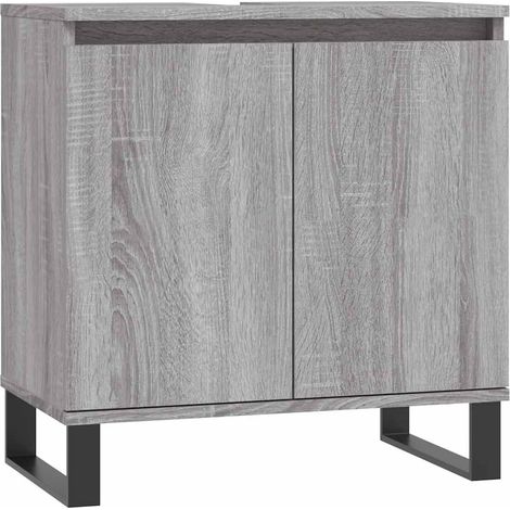 Maison Exclusive - Armoire de bain sonoma gris 58x33x60 cm bois d'ingénierie