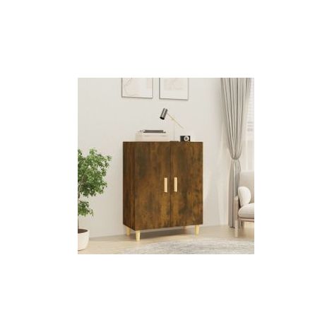 Buffet Chêne fumé 70x34x90 Bois d'ingénierie (1/5)