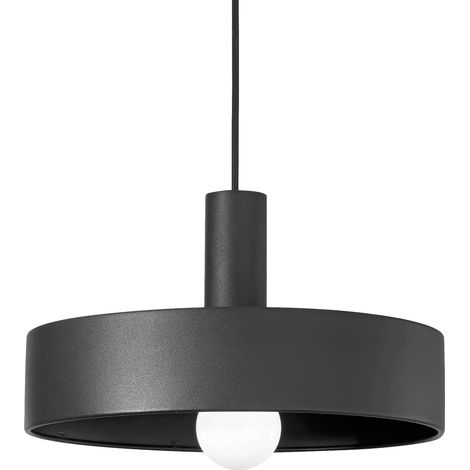 Sospensione Moderna Mix Up Metallo Nero 1 Luce E27 (1/2)