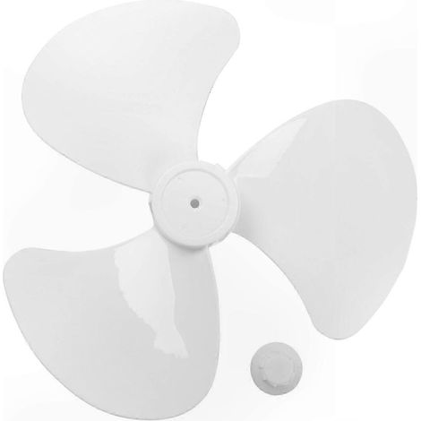 Universal Fan Blade with Nut Cover for Standing Pedestal and Table Fans - General Household Accessory (1/4)