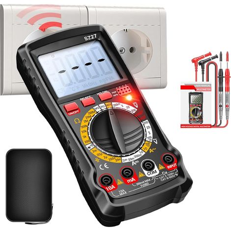 Testeur multimètre numérique - kit d'analyseur - testeur ohm - volt - (1/5)