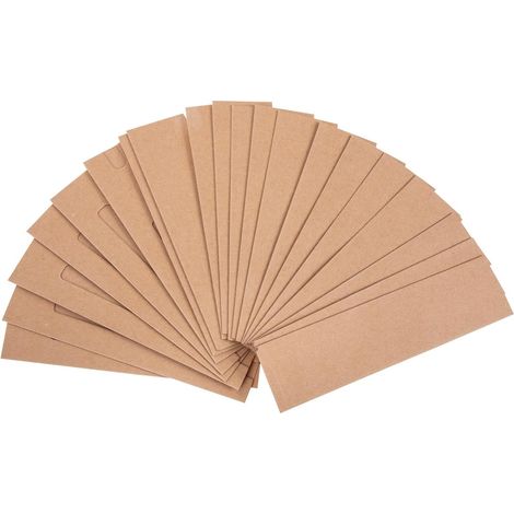 Stück Kraftpapier Federmäppchen mit Fensterdesign zur