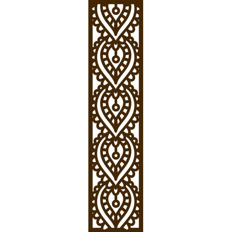 Pendelleuchte A1, durchbrochenes Design, braun, 21 x 90