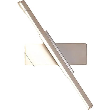 Applique murale pour chambre, lampe de chevet, applique murale minimaliste pour salon (blanche, 5 x 30 x 8 cm, lumière chaude, 7 W) (1/5)