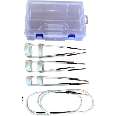 Outil de chauffage par induction Mini chauffage magnétique bricolage bobines d'induction bobine d'induction Kit de chauffage à Induction magnétique accessoires de chaleur sans flamme 4-10 pièces(8pcs) (1/5)