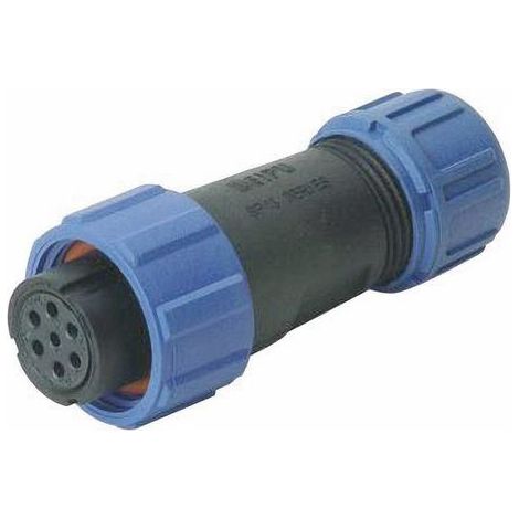 connecteur de cable femelle, droit 4 pôles 5 A 200 V/AC IP68 Weipu SP1310 / S 4 I (1/3)