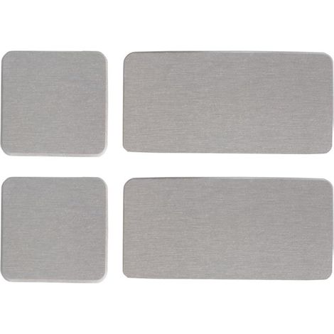 Plateau absorbant l'eau pour évier, 4 pièces de tapis de séchage en diatomite avec planche d'égouttage, plateau antidérapant en diatomée naturelle pour salle de bain et cuisine (gris clair)'-'Light Gr
