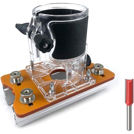 Soporte ranurado para carpintería, base guía de ranurado para sujetadores (1/5)
