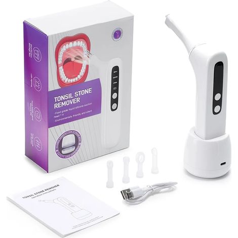 Kit d'élimination visuelle électrique des amygdales avec lumière LED et caméra haute définition, pour une haleine fraîche. (1/5)